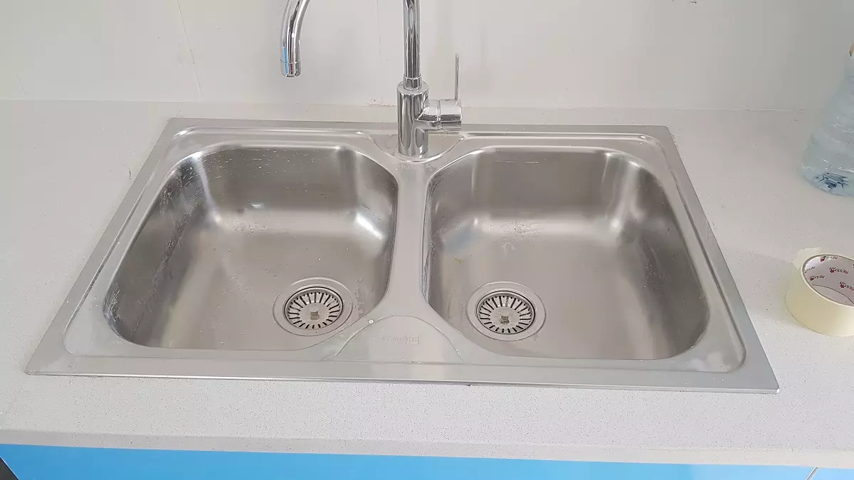 fregadera inoxidable cocina Montado de fregaderas