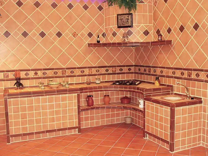 cocina de obra